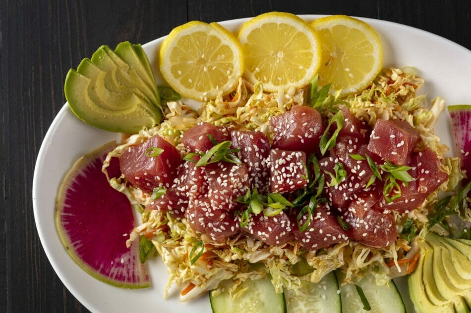 Ahi Poke Plate