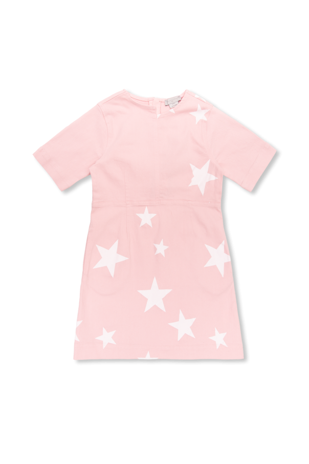 Dress with star print od Stella McCartney Kids