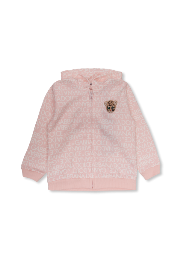 Zip-up hoodie od Dolce & Gabbana Kids